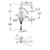 Kép 5/5 - Grohe Start Egykaros mosogatócsap 1/2″ 30630000