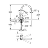 Kép 2/2 - Grohe BauEdge 31367 000 Egykaros mosogató csaptelep (31367000)