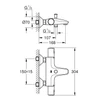 Kép 3/3 - Grohe Precision Start Termosztátos kádcsaptelep 1/2″ 345982430