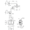 Kép 4/4 - Grohe Precision Trend Tökéletes zuhanyrendszer Vitalio Start 210 fejzuhannyal 34733002