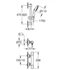 Kép 2/2 - Grohe Grohtherm 800 Cosmopolitan Termosztátos zuhanycsaptelep 1/2″ 34768001