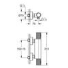 Kép 4/4 - Grohe Precision Feel Termosztátos zuhanycsaptelep 1/2″ 34790000