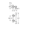 Kép 4/4 - Grohe Grohtherm 500 Termosztátos zuhanycsaptelep 1/2″ 34793000