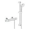 Kép 1/2 - Grohe Grohtherm 1000 Termosztátos zuhanycsaptelep 1/2″ zuhanygarnitúrával 34820004