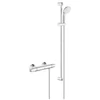 Kép 1/2 - Grohe Grohtherm 1000 Termosztátos zuhanycsaptelep 1/2″ zuhanygarnitúrával 34824004