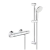 Kép 1/2 - Grohe Grohtherm 1000 Termosztátos zuhanycsaptelep 1/2″ zuhanygarnitúrával 34825001