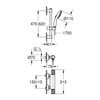 Kép 4/4 - Grohe Grohtherm 1000 Performance Termosztátos zuhanycsaptelep 1/2″ 34834001