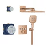 Kép 2/4 - Grohe Grohtherm SmartControl Rejtett zuhanyrendszer Rainshower SmartActive 310 Cube fejzuhannyal 34864DA0