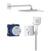 Kép 1/4 - Grohe Grohtherm SmartControl Rejtett zuhanyrendszer Rainshower Mono 310 Cube fejzuhannyal 34865000