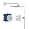 Kép 1/4 - Grohe Grohtherm Cube Rejtett zuhanyrendszer Rainshower Mono 310 Cube fejzuhannyal 34868000