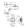 Kép 4/4 - Grohe Grohtherm Rejtett zuhanyrendszer Tempesta 250 fejzuhannyal 34872000