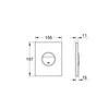 Kép 4/4 - Grohe Nova Cosmopolitan Nyomólap 38765KV0