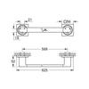 Kép 3/3 - Grohe Allure Fali fürdőlepedő tartó 40341A01