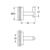 Kép 3/3 - Grohe Start Cube Fürdőköntös akasztó 40961000