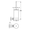 Kép 3/3 - Grohe Selection WC-kefe garnitúra 41215KF0