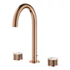 Kép 3/4 - Grohe Atrio Private Collection 3-lyukas mosdócsaptelep, 1/2″ L-es méret, rózsa arany 20595DA0