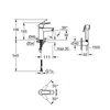 Kép 4/4 - Grohe Start Egykaros mosdócsaptelep 1/2″ S-es méret, matt fekete 231232433