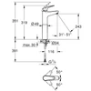 Kép 4/4 - Grohe Euroeco Egykaros mosdócsaptelep 1/2"XL-es méret Króm 24273001