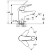 Kép 5/5 - Grohe Swift Egykaros mosdócsaptelep 1/2"S-es méret Króm 24321001