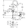 Kép 5/5 - Grohe Swift Egykaros mosdócsaptelep 1/2"L-es méret Króm 24330001