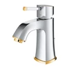 Kép 2/4 - Grohe Grandera Egykaros mosdócsaptelep 1/2″ M-es méret, króm/arany 24369IG0