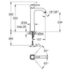 Kép 3/3 - Grohe Grandera Egykaros mosdócsaptelep 1/2″ XL-es méret, króm 24371000