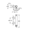 Kép 3/3 - Grohe Grandera Egykaros zuhanycsaptelep 1/2″, króm 24373000