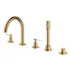 Kép 3/4 - Grohe Atrio Private Collection 5-lyukas kádkombináció, arany 25224GL0