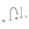 Kép 1/5 - Grohe Atrio Private Collection 5-lyukas kádkombináció, króm 25226DC0