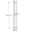 Kép 4/4 - Grohe Vitalio Universal Zuhanyrúd, 1.150 mm, króm 26970001