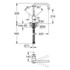 Kép 3/3 - Grohe Vento Egykaros mosogatócsap 1/2", Króm 30429DC0