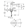 Kép 4/4 - Grohe Via Egykaros mosogatócsap 1/2", Króm 30464DC0