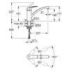 Kép 4/4 - Grohe Via Egykaros mosogatócsap 1/2", Króm 30465DC0