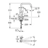 Kép 5/5 - Grohe Eurosmart Egykaros mosogatócsap 1/2" Matt fekete 305672430