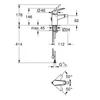 Kép 4/4 - Grohe Euroeco Egykaros bidécsaptelep, 1/2"S-es méret Króm 32882001