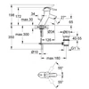 Kép 2/2 - Grohe Ectos Egykaros mosdócsaptelep 1/2″, króm 33180IP0