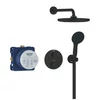 Kép 2/4 - Grohe Precision Thermostat Rejtett zuhanyrendszer Vitalio Start 250 fejzuhannyal, matt fekete 348832430