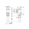 Kép 2/2 - Grohe Start Automata WC-öblítőszelep, 3/4″, króm 37401000