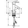 Kép 2/3 - Hansgrohe AXOR Starck Egykaros mosdócsaptelep 80 automata lefolyó-garnitúrával 10102000