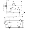 Kép 4/4 - Hansgrohe AXOR Starck Organic Termosztátos kádcsaptelep, falsíkon kívüli szereléshez 12410000
