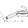 Kép 3/4 - Hansgrohe Crometta 1jet kézizuhany 26331 400 (26331400)