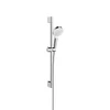 Kép 1/3 - Hansgrohe Crometta 1jet EcoSmart 9 l/perc 0,65m zuhanyszett króm/fehér 26535 400 (26535400)