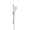 Kép 1/2 - Hansgrohe Crometta 100 Vario zuhanyszett 0,65m fehér/króm EcoSmart 9 l/perc 26654 400 (26654400)