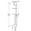 Kép 2/2 - Hansgrohe Unica’C zuhanyrúd 0,65 m 27611 000 (27611000)