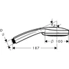 Kép 2/2 - Hansgrohe Croma 100 Multi kézizuhany 28536 000 (28536000)