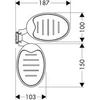 Kép 2/2 - Hansgrohe Raindance Casetta szappantartó 28698 000 (28698000)