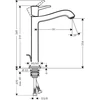 Kép 2/3 - Hansgrohe Metropol Classic egykaros mosdócsaptelep 260 automata lefolyó-garnitúrával, króm/arany hatású 31303 090 (31303090)