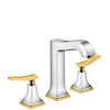 Kép 1/3 - Hansgrohe Metropol Classic 160 3-lyukú mosdócsaptelep automata lefolyó-garnitúrával, króm/arany hatású 31331 090 (31331090)