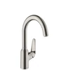 Kép 1/4 - Hansgrohe Focus M421-H220 egykaros konyhai csaptelep nemesacél felület 71802800