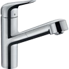 Kép 1/3 - Hansgrohe Focus M4214-H150 egykaros konyhai csaptelep kihúzható kifolyóval, króm 71829000